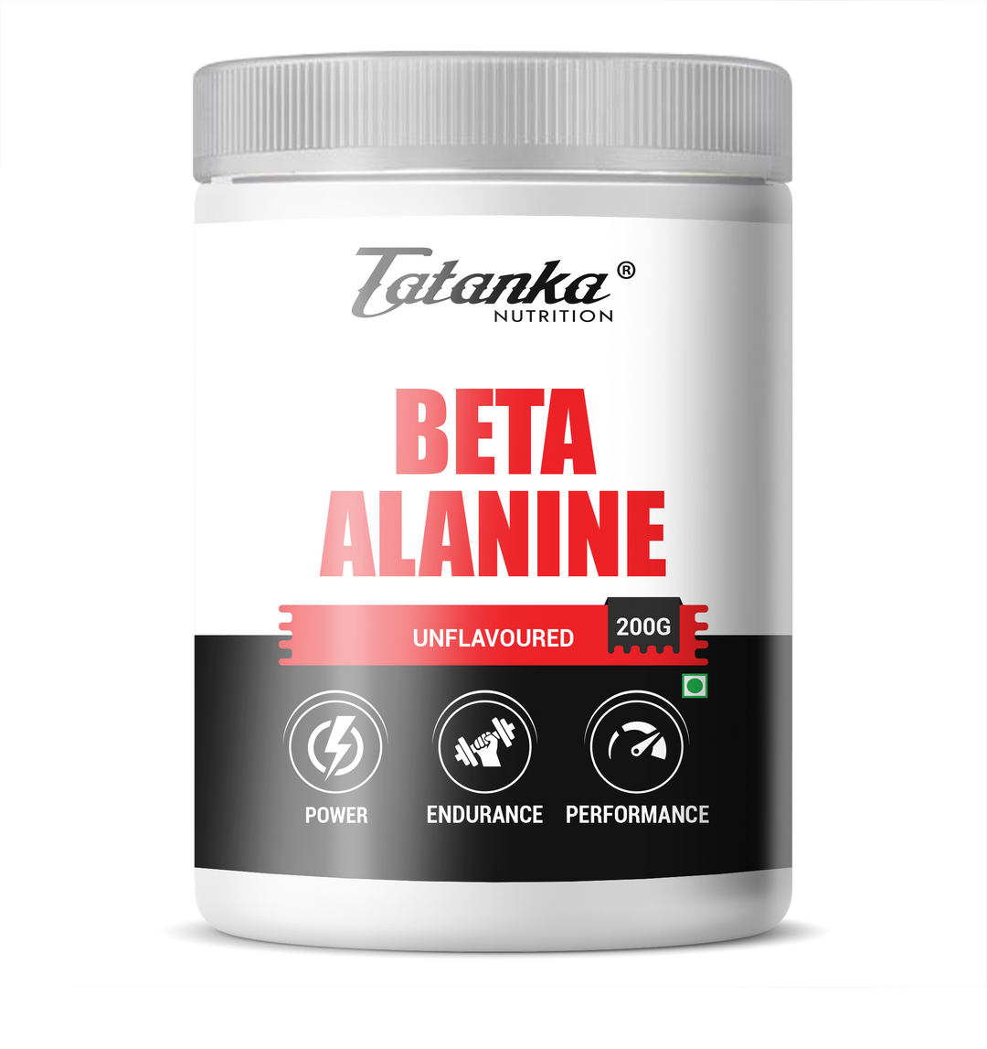 TATANKA  NUTRITION Beta Alanine Pre Workout Supplement – Boost Muscle Endurance &amp; Delay Fatigue – 100% Pure Amino Acid – 200g Bulk Powder – Max Strength Performance &amp; Recovery