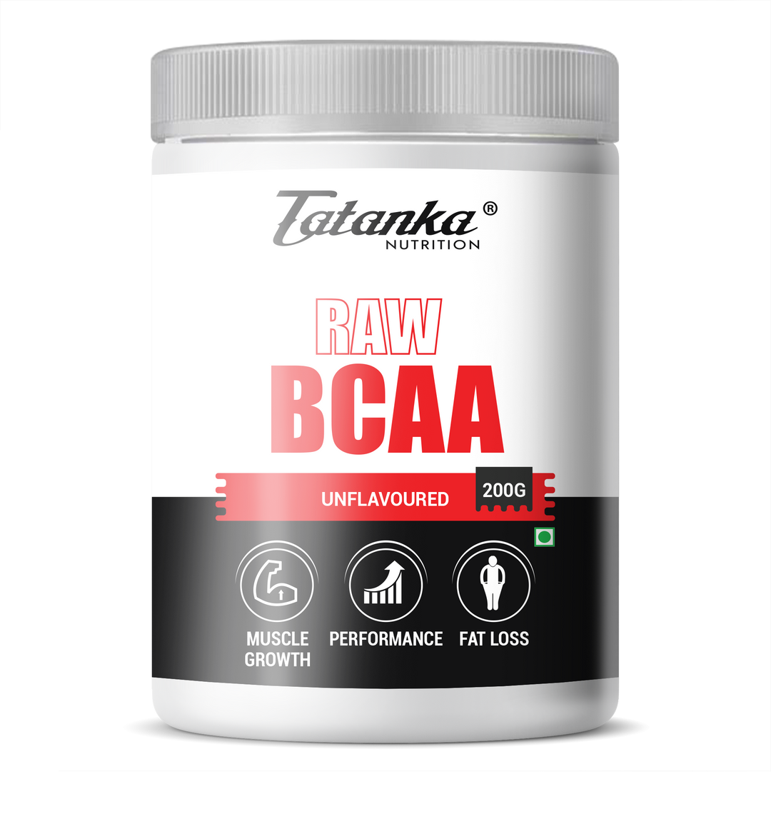 TATANKA NUTRITION BCAA 2:1:1 Powder 5000MG | Muscle Recovery &amp; Endurance | Sugar-Free | For Men &amp; Women | Vegetarian | Fast Recovery | Intra-Workout |