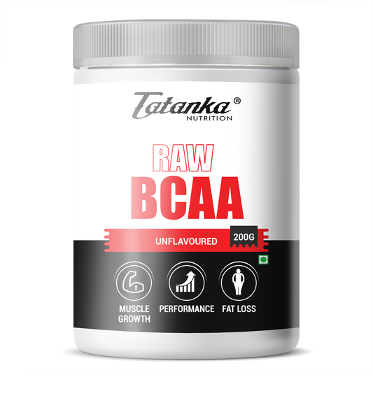 TATANKA NUTRITION BCAA 2:1:1 Powder 5000MG | Muscle Recovery & Endurance | Sugar-Free | For Men & Women | Vegetarian | Fast Recovery | Intra-Workout |