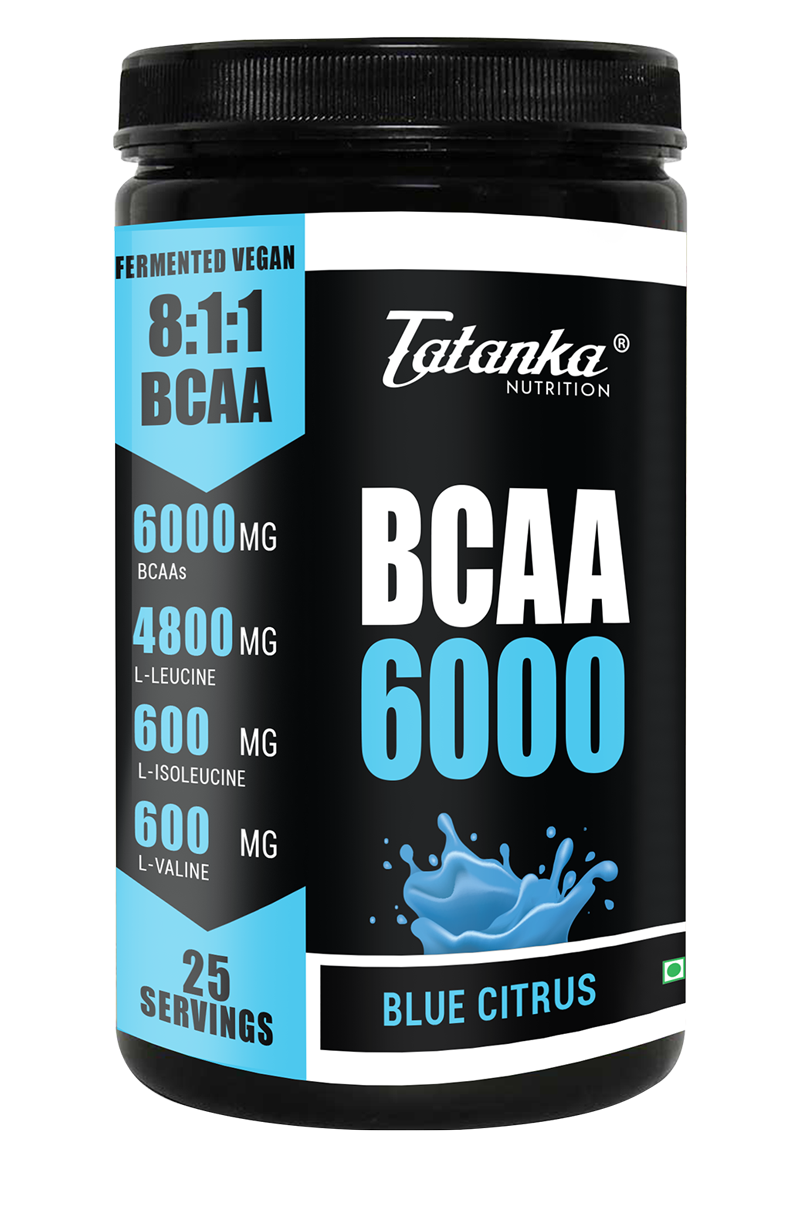 TATANKA 8:1:1 BCAA 6000 HIGH LEUCINE TO BOOSTS MUSCLE BUILDING