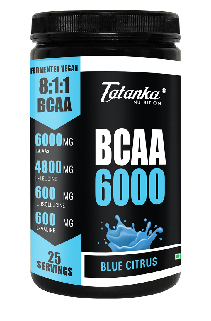 TATANKA 8:1:1 BCAA 6000 HIGH LEUCINE TO BOOSTS MUSCLE BUILDING
