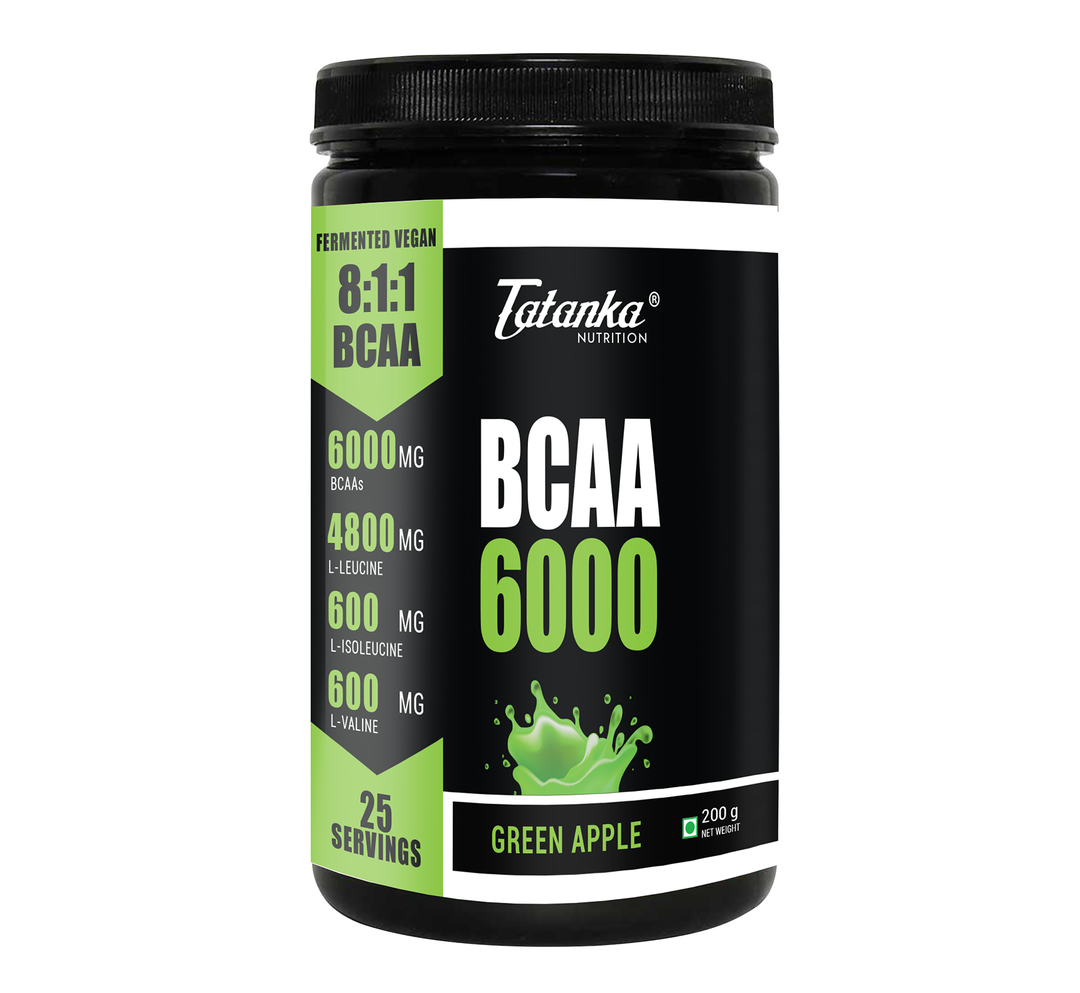 TATANKA 8:1:1 BCAA 6000 HIGH LEUCINE TO BOOSTS MUSCLE BUILDING