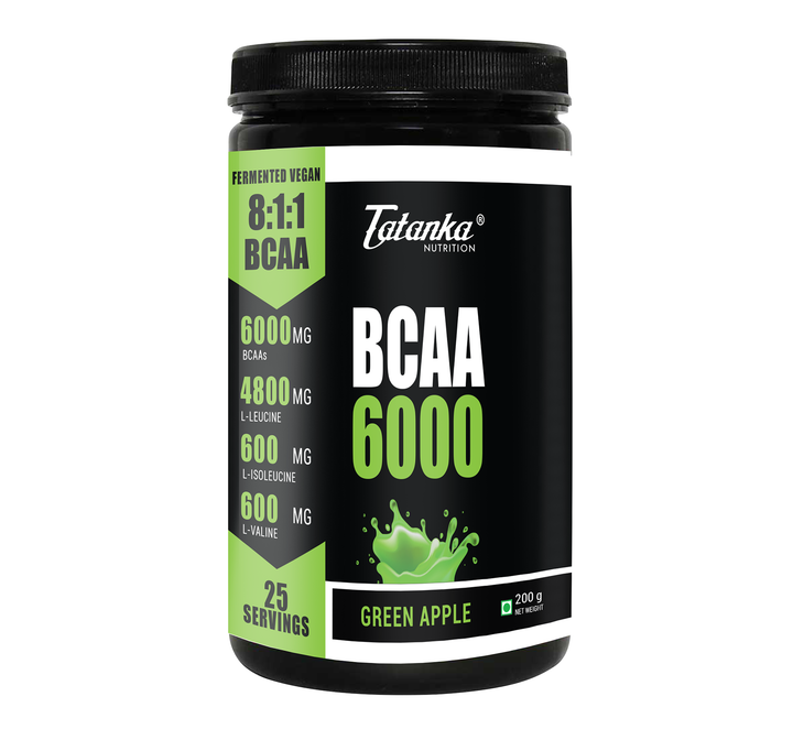 TATANKA 8:1:1 BCAA 6000 HIGH LEUCINE TO BOOSTS MUSCLE BUILDING