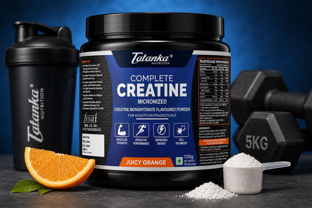 Tatanka Complete Creatine Monohydrate Powder – Unflavoured, Muscle Strength &amp; Performance Booster, Increases Energy &amp; Power, Cell Volumizer