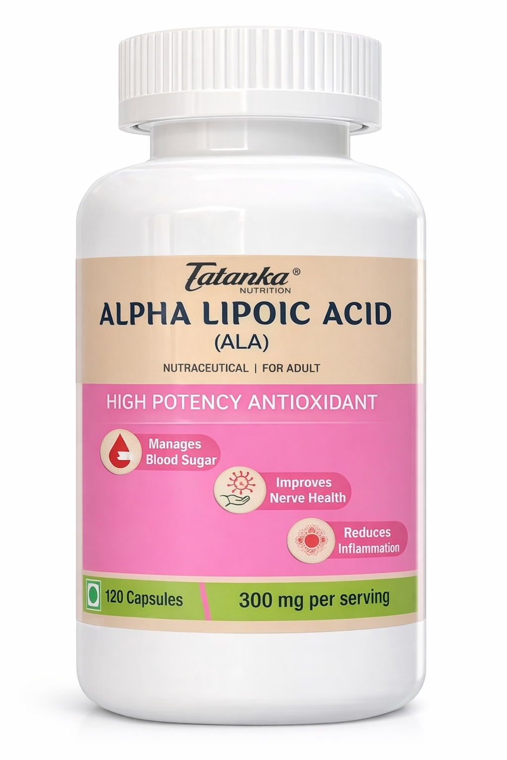 Alpha Lipoic Acid (ALA) 300 mg Capsules