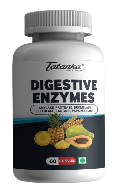 Tatanka Digestive Enzymes Supplement – Supports Digestion, Bloating Relief &amp; Nutrient Absorption – Gut Health Formula