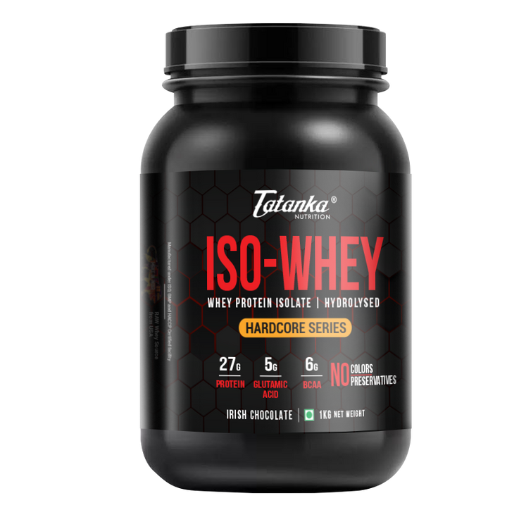Tatanka whey protein isolate -hydrolyzed matrix 27g protien no artificial colours  no preservatives muscle building supplement powder