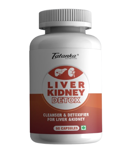 Liver &amp; Kidney Support Capsules | Herbal Detox Formula for Liver Health &amp; Kidney Function | Daily Cleanse &amp; Antioxidant Support | 60 Capsules