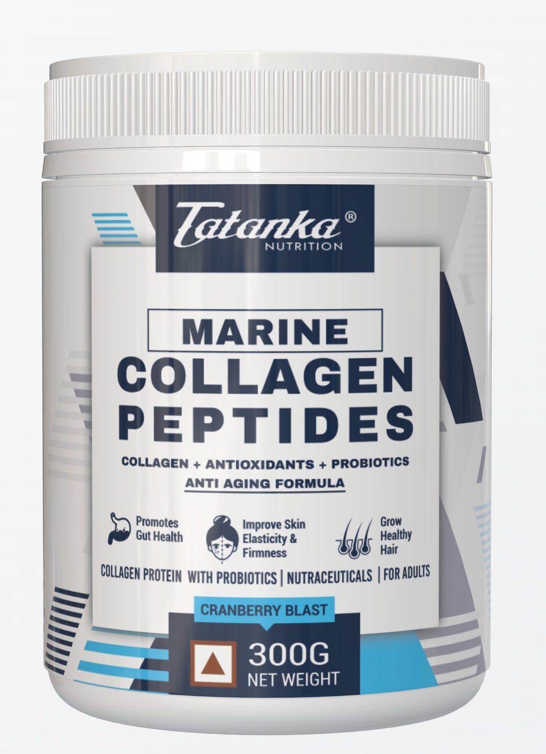 Marine Collagen Protein Powder with Probiotics &amp; Antioxidants | Clean  Flavour | Skin, Hair, Joint Support | Anti-Aging Formula | 300g