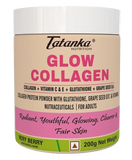Tatanka Glow Collagen Powder – Skin Brightening & Anti-Aging Formula | Collagen + Glutathione + Vitamin C & E | Radiant, Youthful Skin