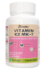 Vitamin K2 MK-7 Capsules (55 mcg)