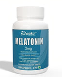 TATANKA MELATONIN 10mg per vegeterian capsule for restfull sleep supplement for men and women 120 servings