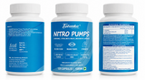 Tatanka Nutrition Nitro Pumps – L-Arginine 750mg + L-Citrulline DL Malate 500mg + Arginine HCL 250mg | Nitric Oxide Booster | Pre Workout Pump Capsules | Muscle Strength & Blood Flow | 120 Veg Capsules